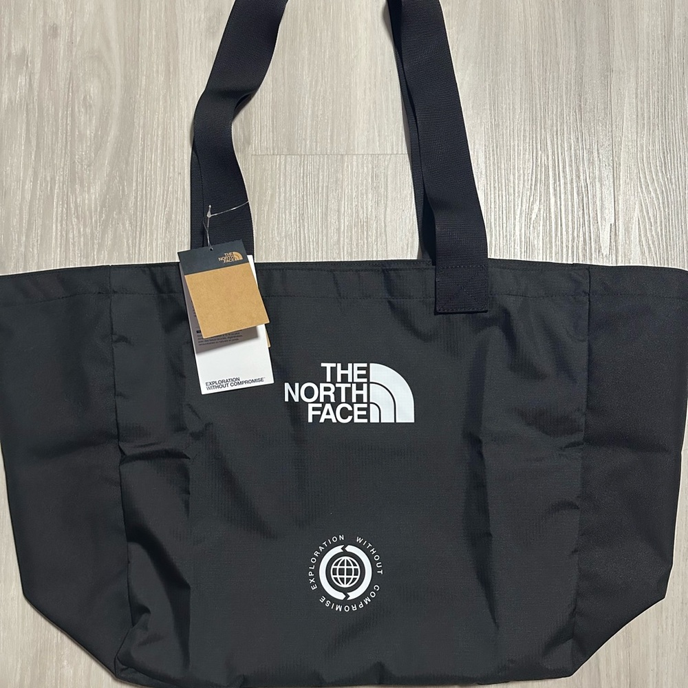 North face reusable tote bag